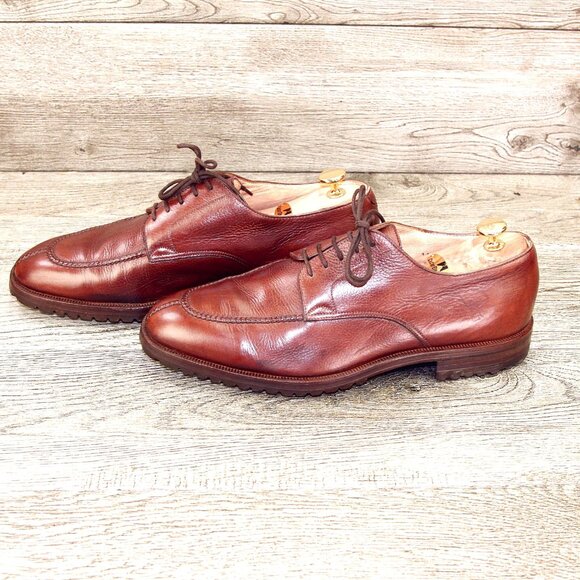 $695 Neiman Marcus GRAVATI Oxford 10 W Wide Caffè 15206 * add $15 new Trees main image 6
